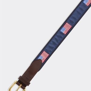 American flags canvas club belt- NWT